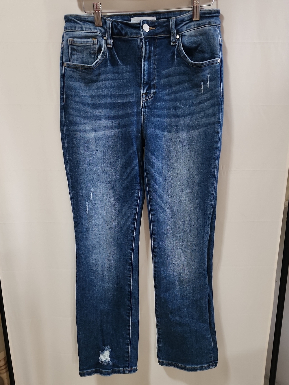 Risen Ladies Straight Leg Jeans